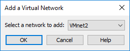 Création vmnet